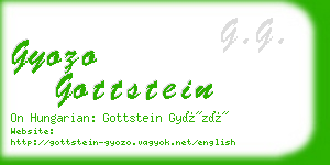 gyozo gottstein business card